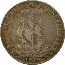 France Maire de Nantes, Mathurin Boux - Jeton Argent - 1649