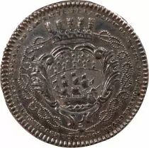 France Maire de Nantes, Philippe Vincent Roger, Seigneur De La Mouchetiere  Jeton Argent 1771