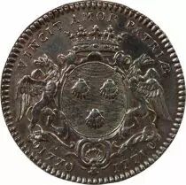 France Maire de Nantes, Philippe Vincent Roger, Seigneur De La Mouchetiere  Jeton Argent 1771