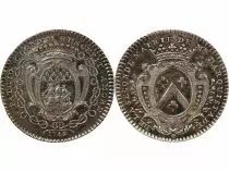 France Maire de Nantes, René Darquistade  Jeton Argent 1743