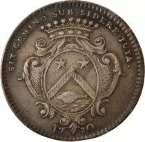 France Maire De Nantes, René Leray, Sieur Du Fumet  Jeton Argent 1730 F.8907