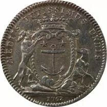 France Maire De Rennes - Jacques Julien Hevin - Jeton Argent 1762