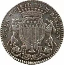 France Maire de Rennes, Jean Baillon - Jeton Argent 1757