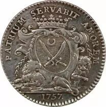 France Maire de Rennes, Jean Baillon - Jeton Argent 1757