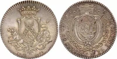France Mairie de Nantes - Joubert du Coullet - 1763 - Silver
