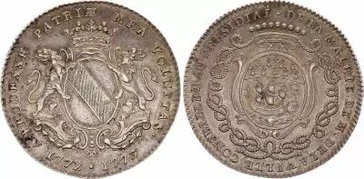 France Mairie de Nantes - Pierre de la Ville de Chambardet - 1773 - Silver