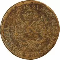 France Maison Du Roi, Receveurs Généraux  Jeton Laiton