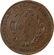 France Mantes, Le Maire De Flicourt  Jeton 1688