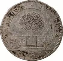 France Marie-Adelaide De Savoie  Jeton Argent 1706