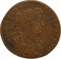 France Marie-Therese  Jeton Cuivre 1677