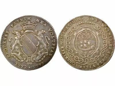 France Mayor of Nantes, Pierre De La Ville De Chambardet - Silver Token - 1773