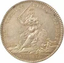 France Mayor of Orleans, Colas de Mondru - Silver Token - 1745