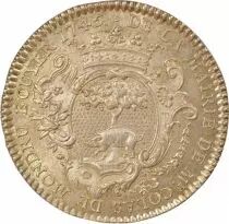 France Mayor of Orleans, Colas de Mondru - Silver Token - 1745