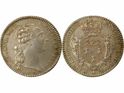 France Mayor of Tours, Louis XVI - Silver Token, Michel Banchereau - 1776/1