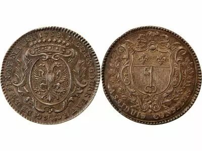 France Mayors of Angers, Jacques-Fran�ois Gourreau - Silver Token - 1758
