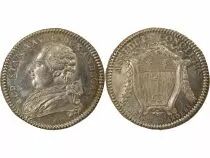 France Mayors of Angers, Louis-Stanislas-Xavier - Silver Token - Undated