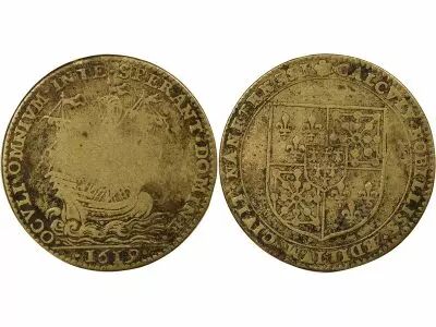France Mayors of Nantes, Alexandre Charette - Brass Token -1619