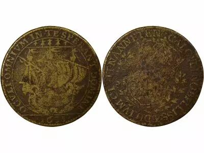 France Mayors of Nantes, Andr� Dubot - Brass Token -1635