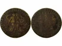 France Mayors of Nantes, Charles de Harouys - Brass Token -1598