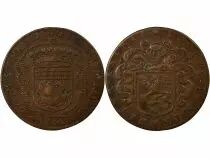 France Mayors of Nantes, Claude Bidé - Copper Token -1653