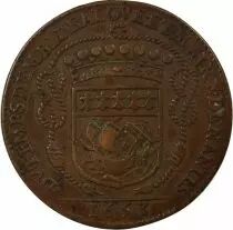 France Mayors of Nantes, Claude Bidé - Copper Token -1653