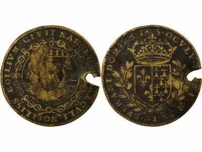 France Mayors of Nantes, Claude de Cornulier - Brass Token -1605