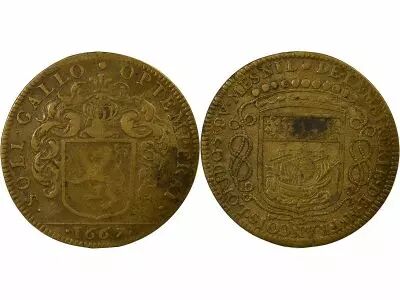 France Mayors of Nantes, Fran�ois Lorido - Brass Token -1667