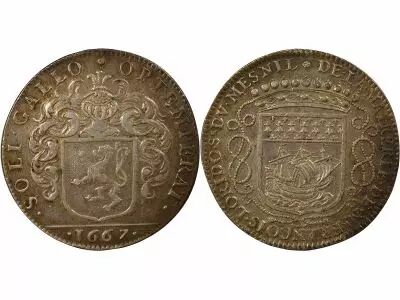 France Mayors of Nantes, Fran�ois Lorido - Silver Token -1667