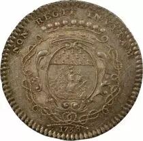 France Mayors of Nantes, François Moricaud - Silver Token - 1738