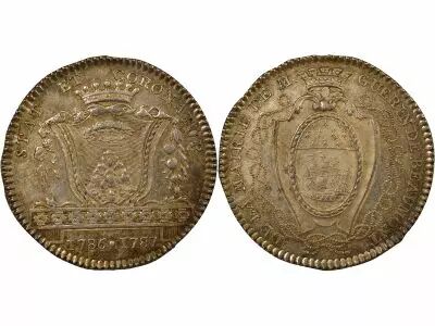 France Mayors of Nantes, Georges Gu�rin - Silver Token - 1786 / 1787