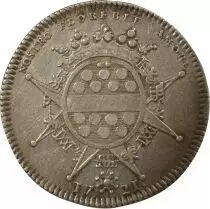 France Mayors of Nantes, Gérard Mellier - Silver Token - 1721