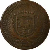 France Mayors of Nantes, Jacques Charette - Copper Token -1675