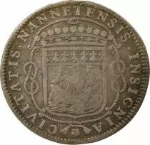 France Mayors of Nantes, Louis Macé - Silver Token -1663
