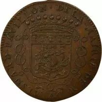 France Mayors of Nantes, Louis Mesnard - Copper Token -1682