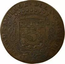 France Mayors of Nantes, Louis Mesnard - Copper Token -1682