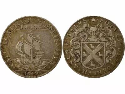 France Mayors of Nantes, Mathurin Boux - Silver Token -1649