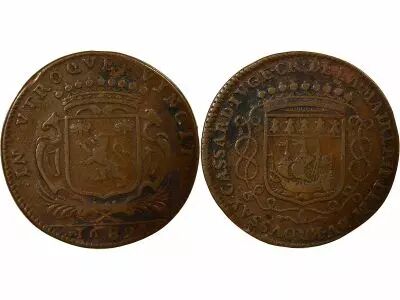 France Mayors of Nantes, Paul Cassard - Copper Token -1689