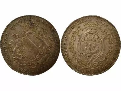 France Mayors of Nantes, Pierre de la Ville - Silver Token - 1772 / 1773