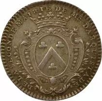 France Mayors of Nantes, René Darquistade - Silver Token, 2nd Mandate - 1743