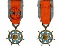 France M&eacute;daille - Ordre du M&eacute;rite Social - Officier