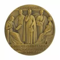 France M&eacute;daille 1932 France - 100 ans de l\'Acad&eacute;mie des Sciences Morales et Politiques - Pierre Turin