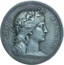 France Médaille Argent France - Société enseignement de sténographie - Jean-Baptiste Daniel Dupuis