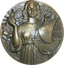 France Médaille Bronze 1966 France - Ecole des services du Trésor - Paris - Pierre Turin
