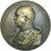 France M&eacute;daille Bronze France - Mac Mahon - Pr&eacute;sident de la R&eacute;publique - Jules-Cl&eacute;ment Chaplain