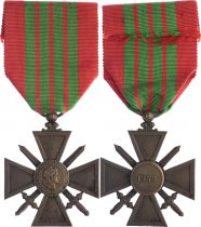 France Médaille Militaire Croix de Guerre  - 1939 - Seconde Guerre Mondiale