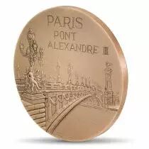France MEDAILLE PONT ALEXANDRE III - Paris