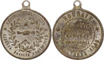 France Médaille Roubaix - Souvernir du Banquet Fraternel - 1848