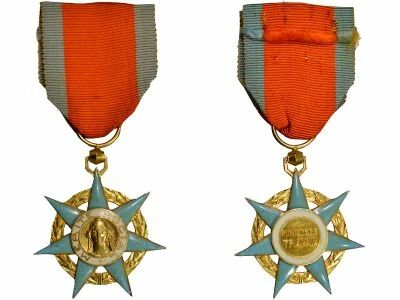 France Medal - Order of Social Merit - Knight - Department of Labor