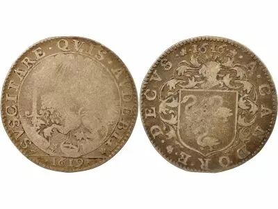 France Mesnil Garnier, Thomas II Morant - Silver Token - 1619
