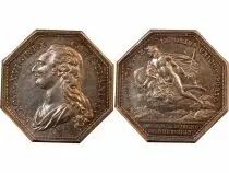 France Mines and Foundries of Burgundy, Louis XVI - Silver Token - Rare